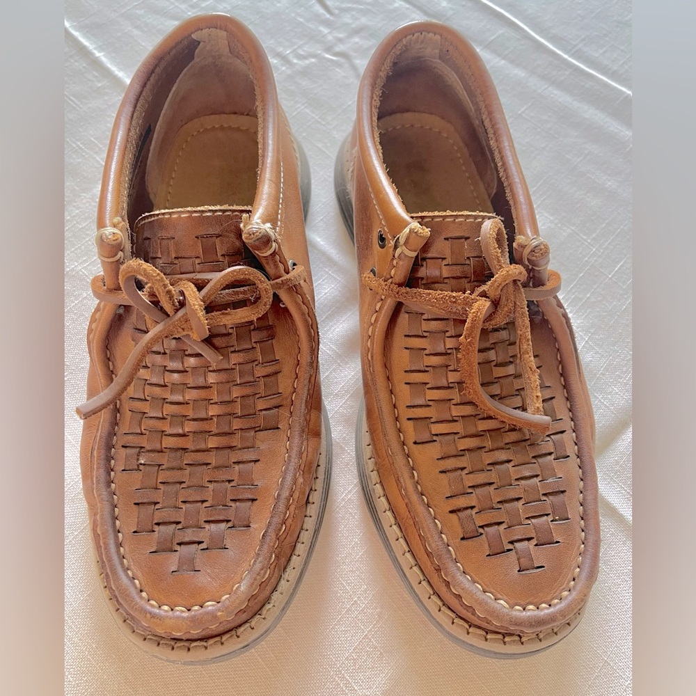 Stetson leather loafer